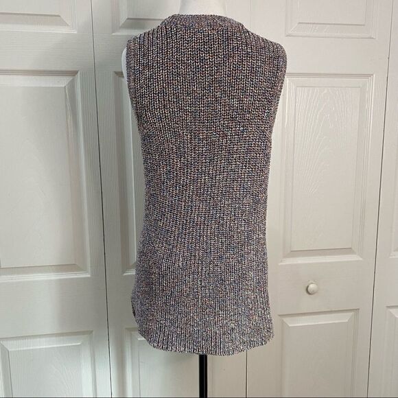 Ella Moss Marge Knit Top Sleeveless Sweater Tank - Picture 7 of 11